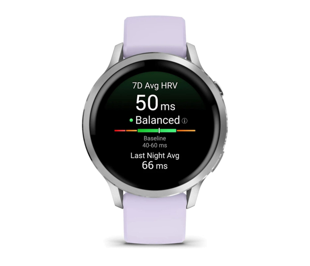 Garmin Venu 4 Silver 41mm z fioletowym paskiem - 1363884 - zdjęcie 2